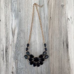Black & Gold Statement Necklace